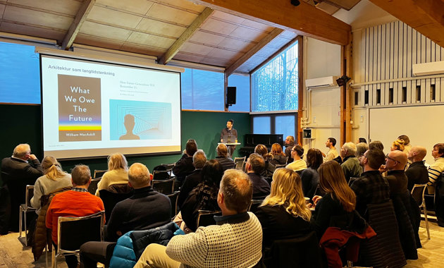 Kurs i salen i Arkitektenes hus. Foto: NAL