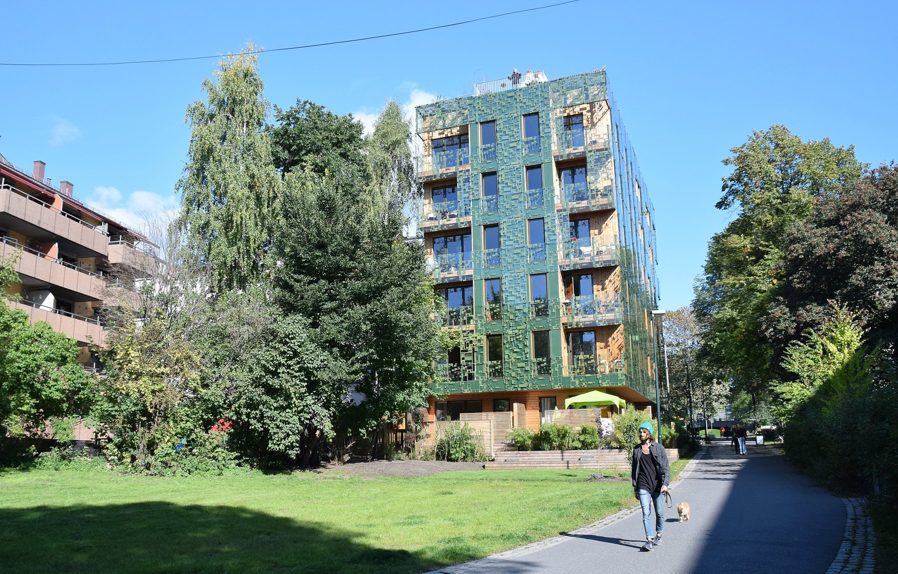 Bilde av Dælenenggata 36 / D36 The Green House, Element arkitekter. Foto: Helge Høifødt, CC BY SA 4.0 via Wikimedia Commons