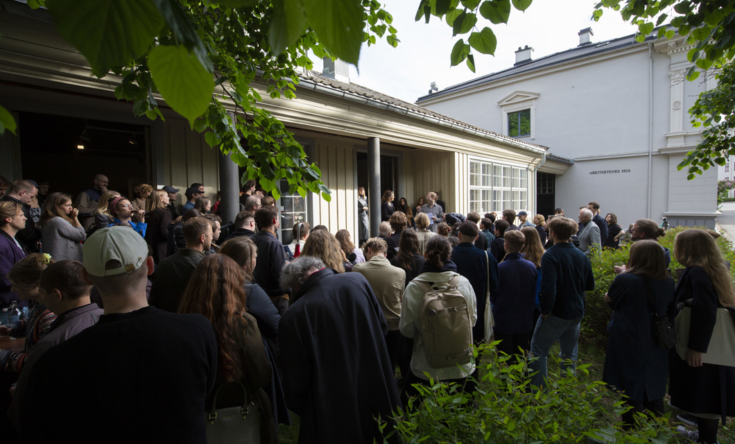 OAF-arrangement i Arkitektenes hus. Foto: Alex Asensi