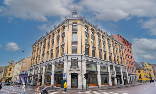 Tollbugata 3 fasade. Foto: Kirkens Bymisjon