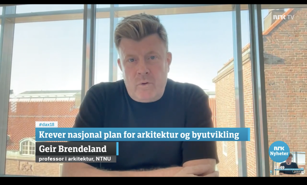 Professor Geir Brendeland ved NTNU i Dagsnytt 18