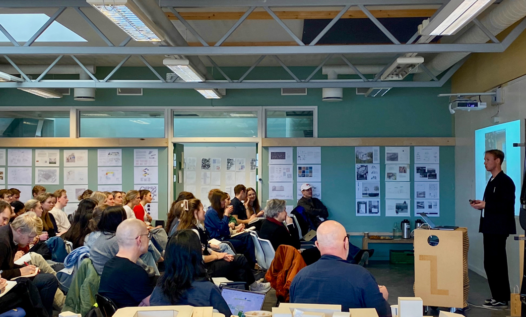 Seminar om arkitekter i offentlig sektor for arkitektstudenter på NTNU. Foto: Arkitektforbundet