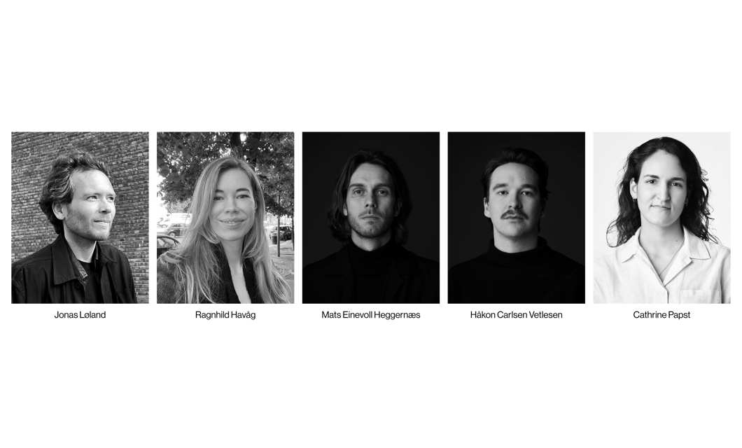 Jonas Løland, foto privat; Ragnhild Havåg, foto privat; Mats Heggenæs, foto Simon Skreddernes; Håkon Vetlesen, foto Simon Skreddernes; Cathrine Papst, foto Snøhetta