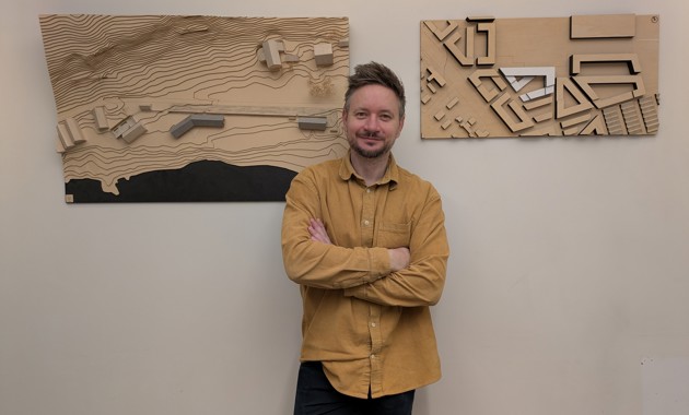 Thomas Nesheim, styreleder Vestfold arkitektforening Foto: Tyri Arkitekter