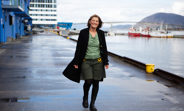 Kristine Røiri, styremedlem i Norske arkitekters landsforbund. Foto: Øyvind Aukrust