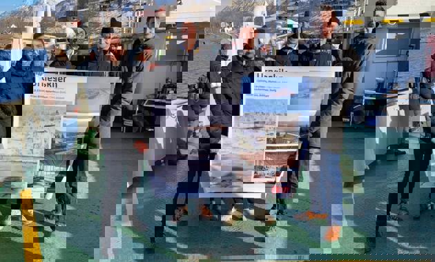 Teamet bak vinnerforslaget under offentliggjøringen torsdag 3. mars. Foto: NAL