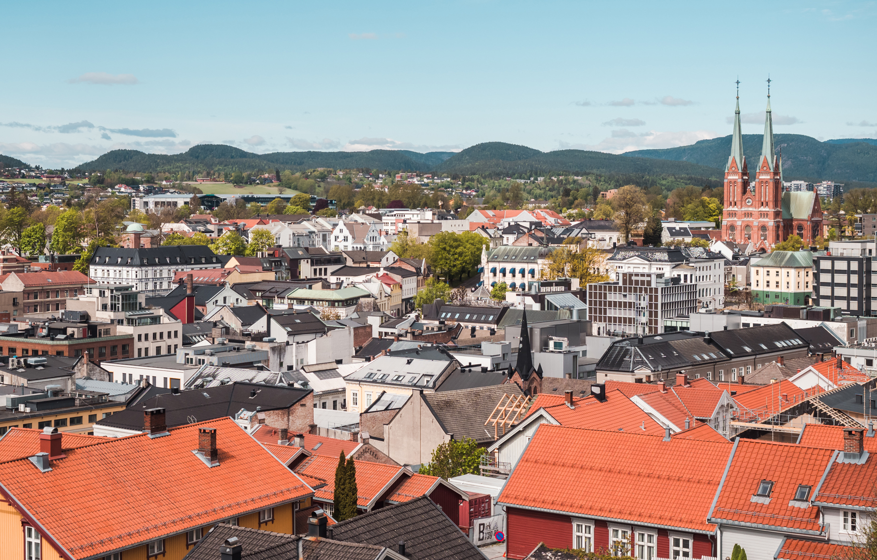 Bilde av Skien sentrum