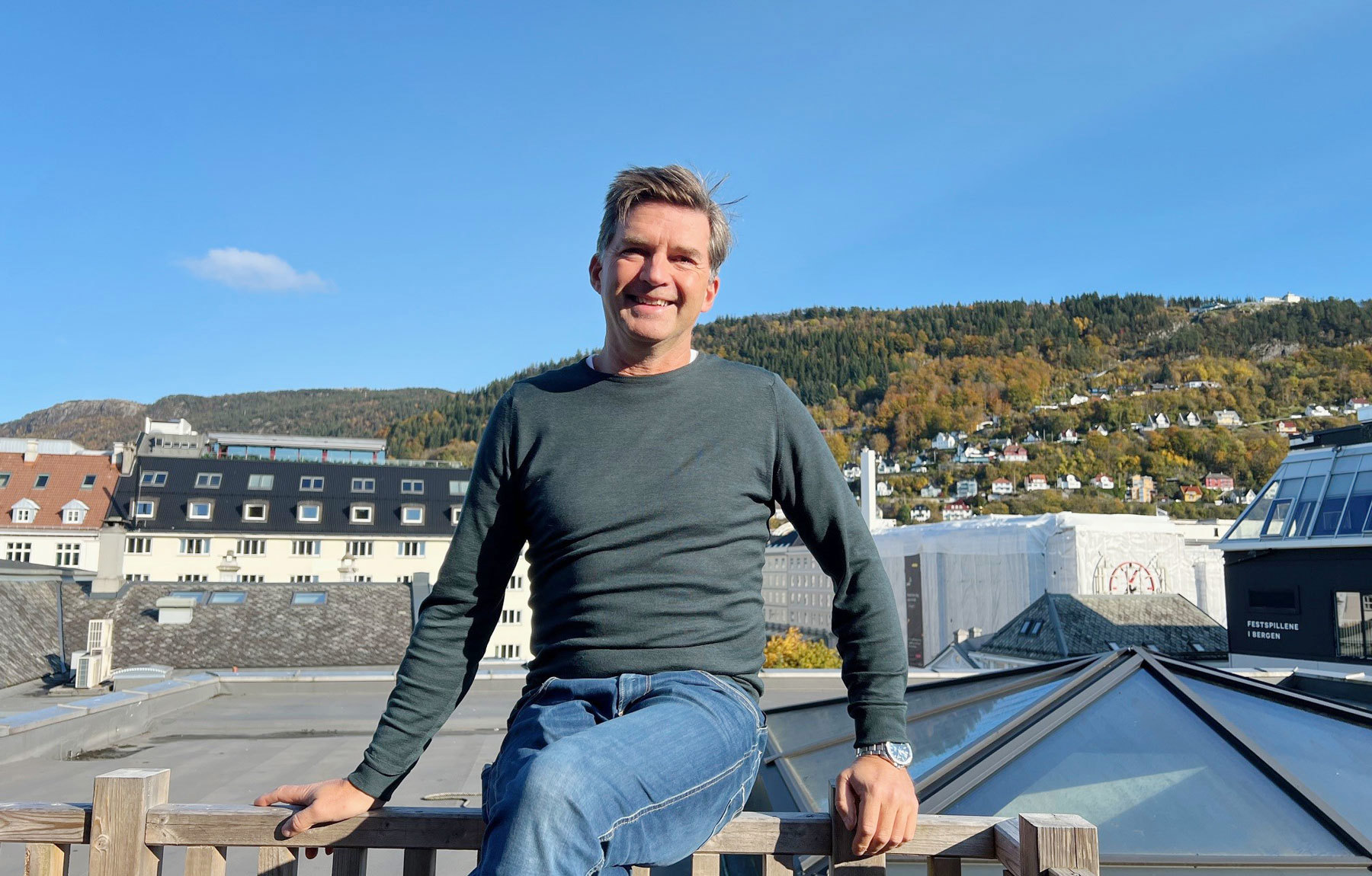 Arvid Bjerkestrand, leder i Bergen arkitektforening. Foto: privat