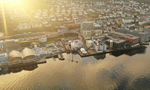 Oversiktsbilde Indre Laksevåg, Bergen. Foto: Bergen kommune