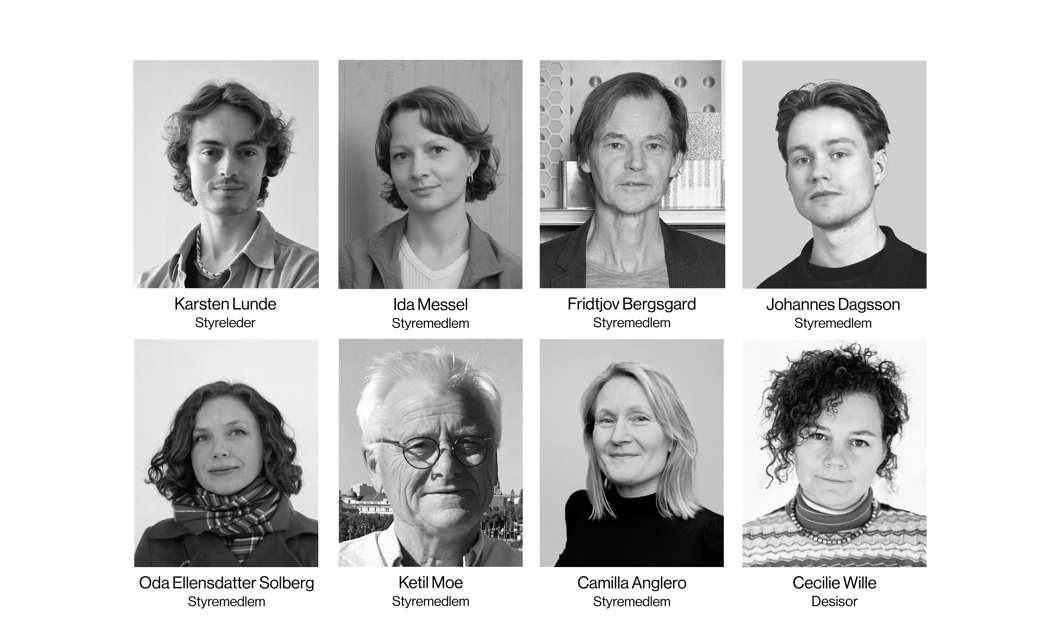 Karsten Lunde (foto Atelier Particular); Ida Messel (foto privat); Fridtjov Bergsgard (foto David B. Torch); Johannes Dagsson (foto Sturlason AS); Oda Ellensdatter Solberg (foto OAF); Ketil Moe (foto privat); Camilla Heier Anglero (foto Herman Ekendahl-Dreyer); Cecilie Wille (foto Espen Grønli)
