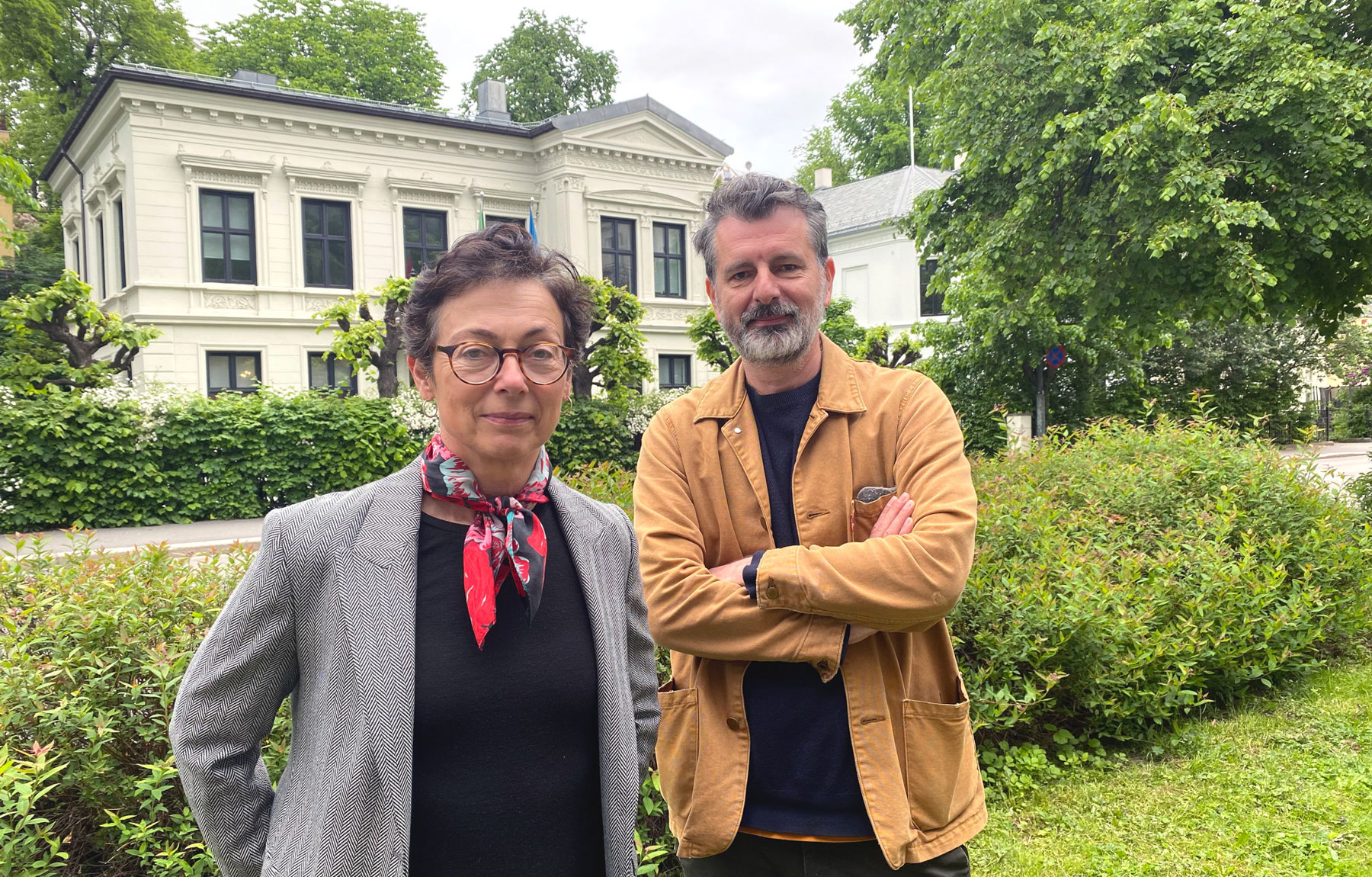 Generalsekretær Kari Bucher og president Adnan Harambasic. Foto: NAL