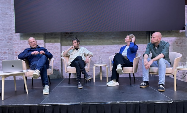 Panelsamtale med Hilde Sponheim, Amund M. Rolfsen og Stefan Kaliski. Ledet Av Jon Mihle.